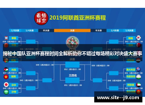 揭秘中国队亚洲杯赛程时间全解析助你不错过每场精彩对决盛大赛事